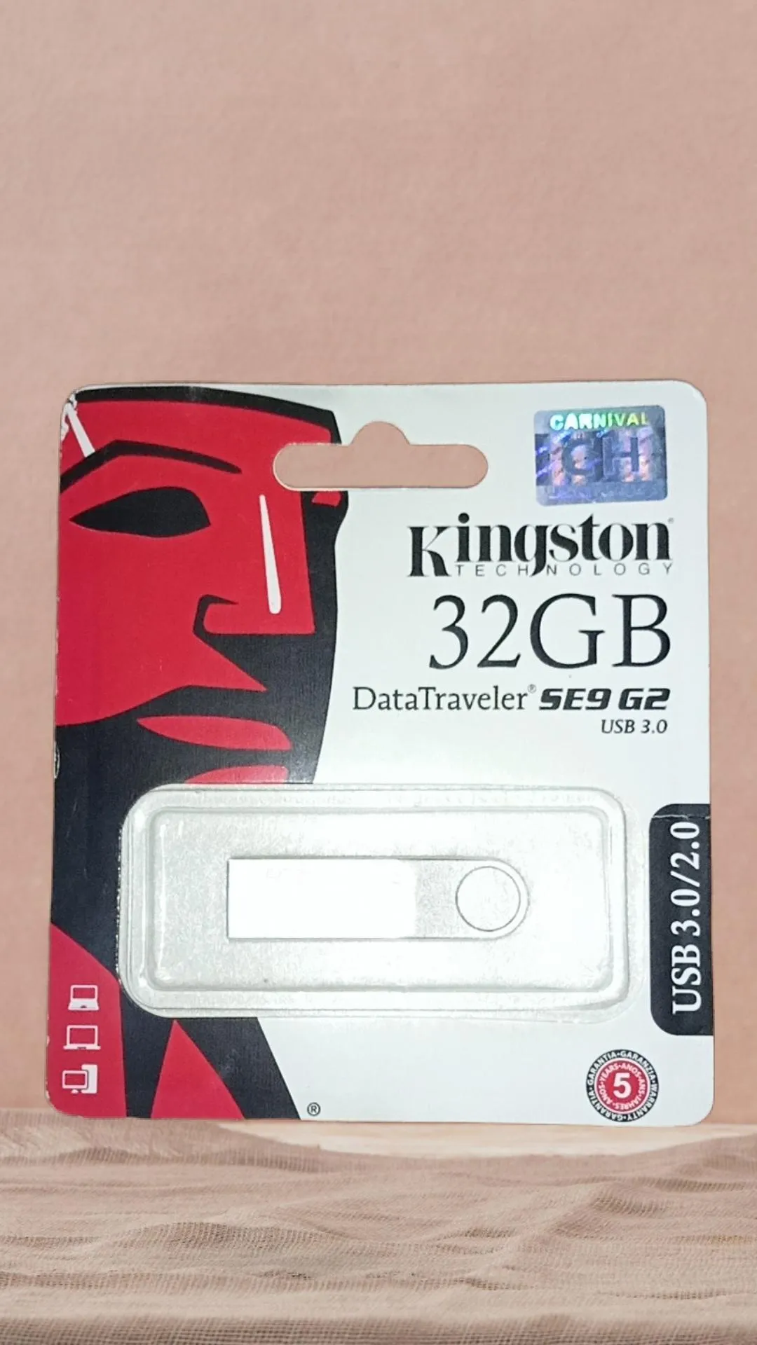 Kingston32gb flash disk se9g2 usb3 carnival warranty