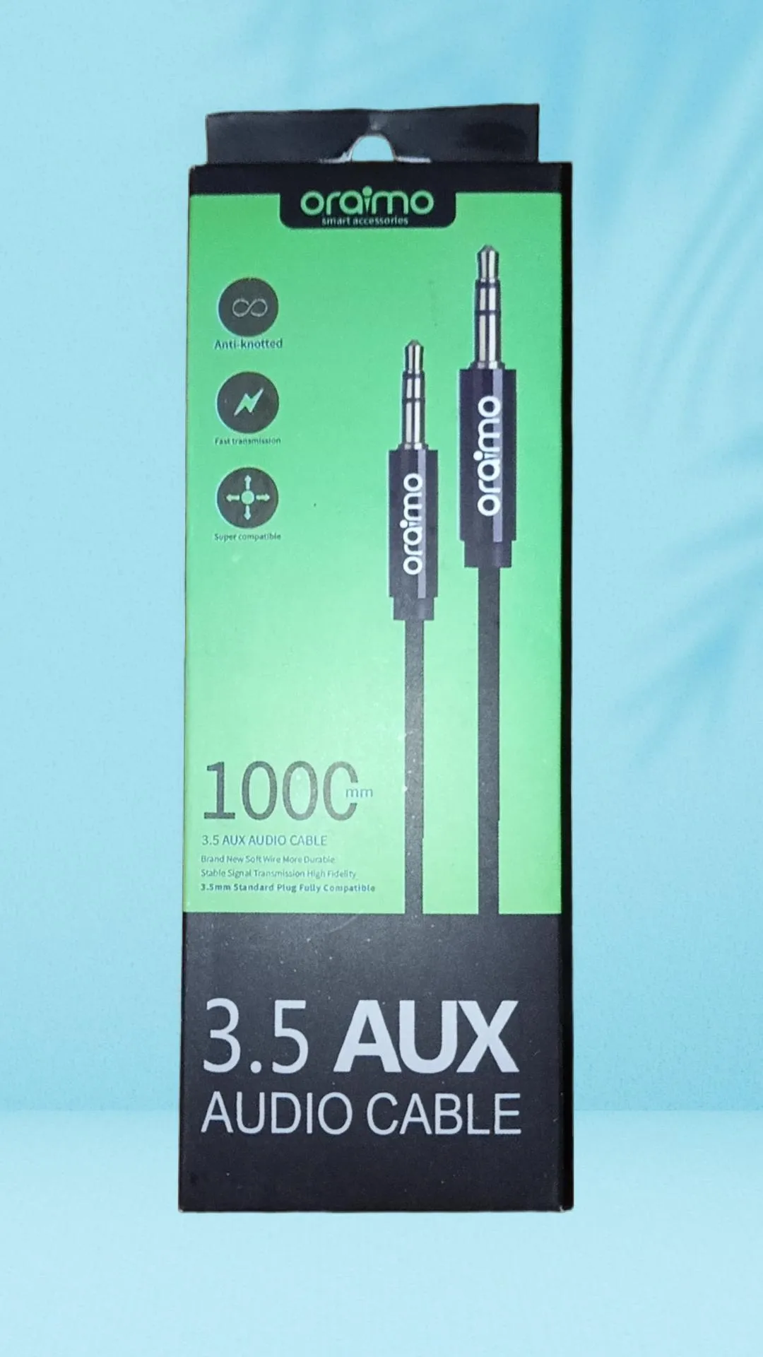 كابل aux audio 1*1 aorimo 1 m