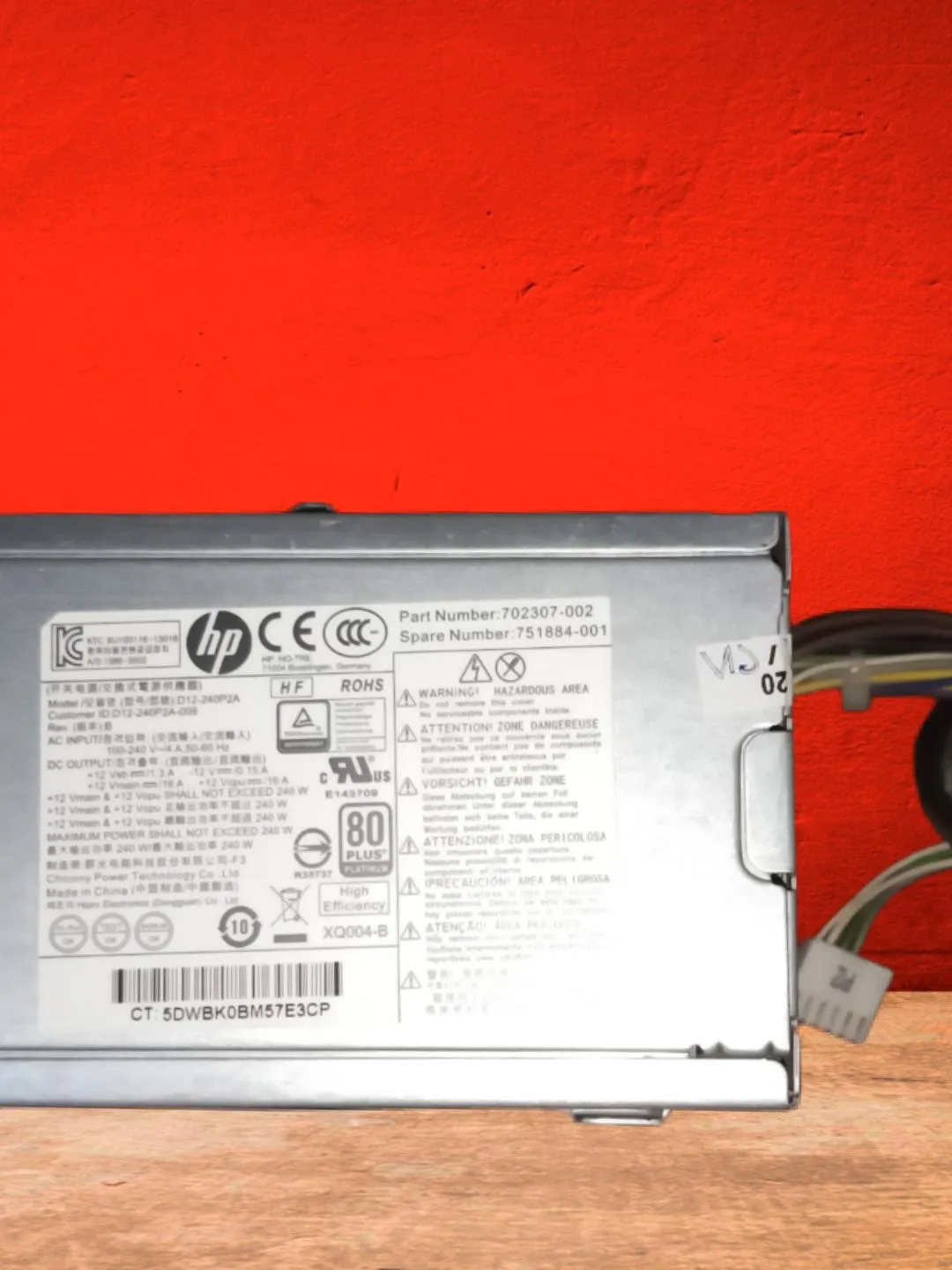 Desktop-PC power supply 240 Watt original for HP EliteDesk 705 G1 SFF