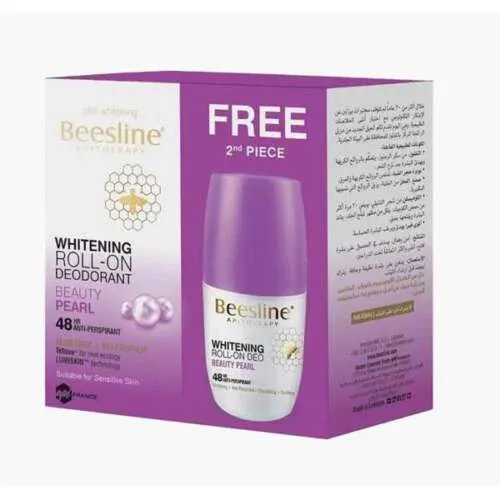 Beesline Deodorant Roll On Beauty Bearl (1+1)