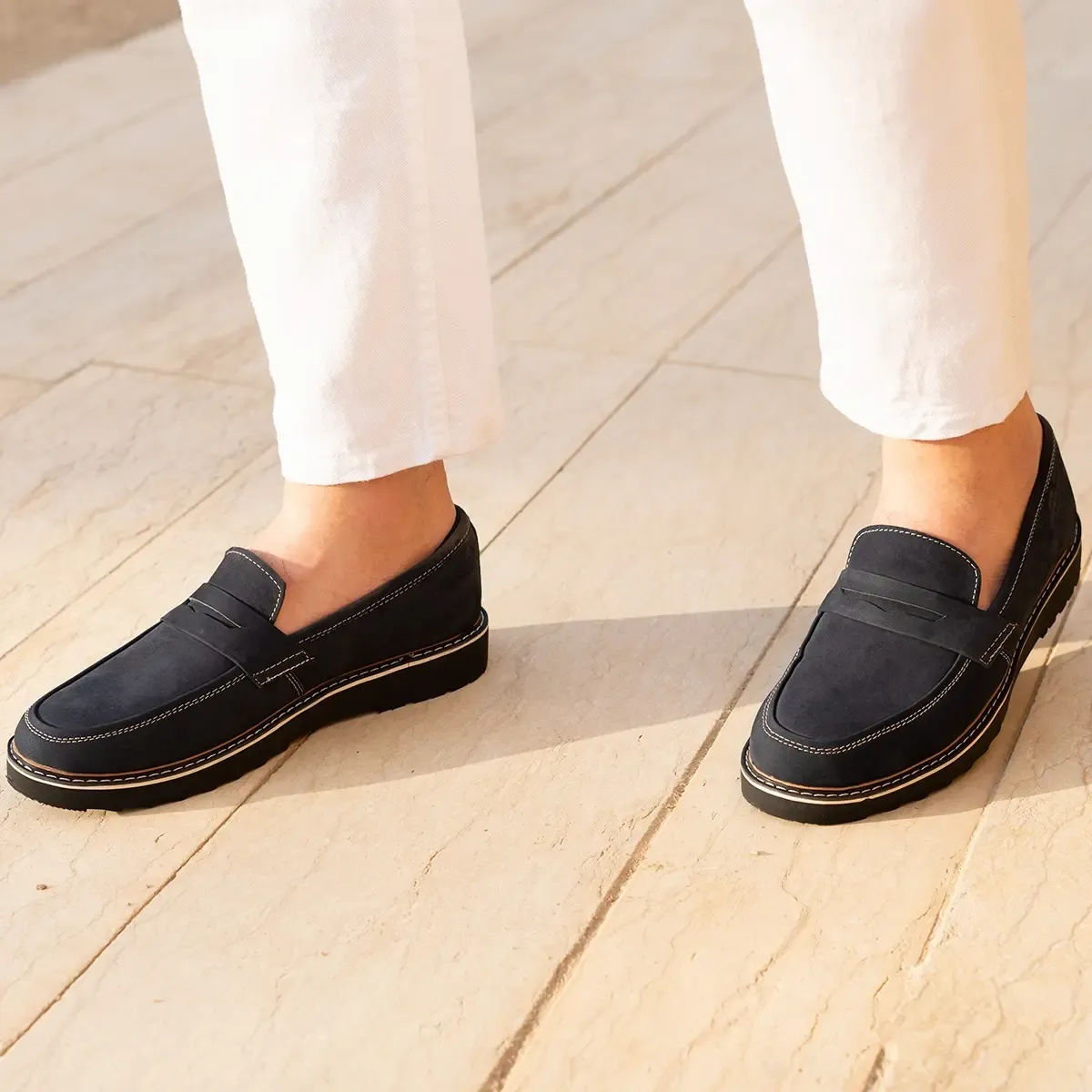 حذاء رجالي M3 شامواه طبيعي