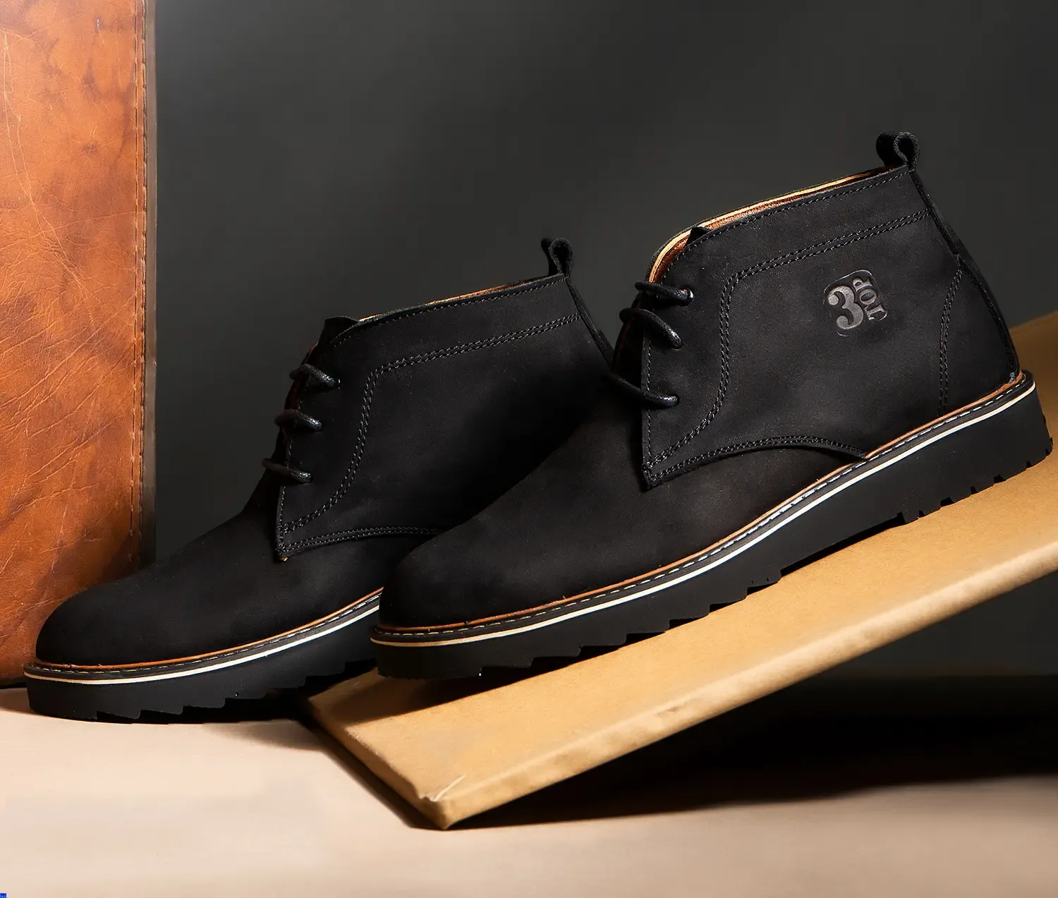 حذاء هاف بوت ميلانو شمواه طبيعي Milano Halfboot