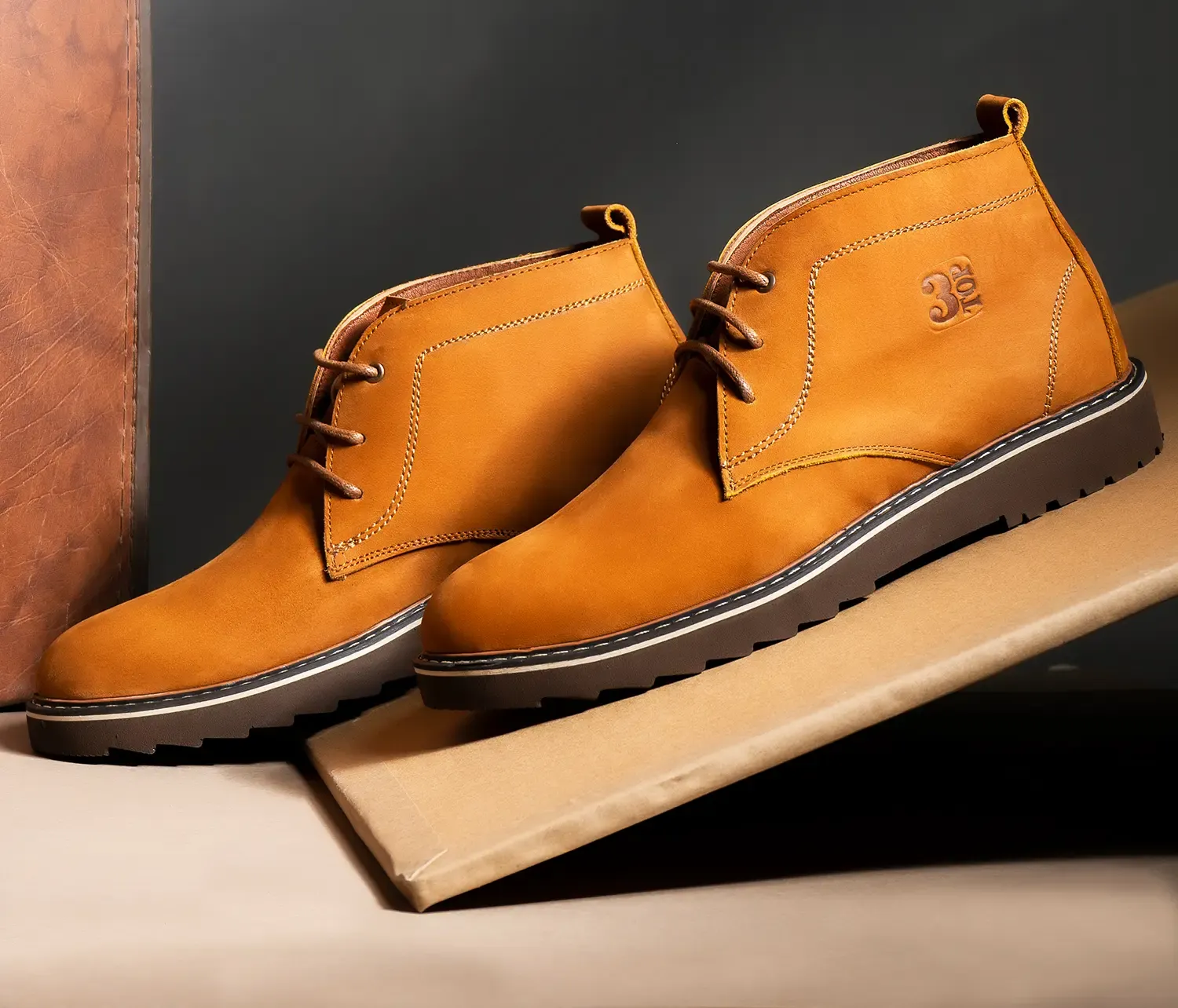 حذاء هاف بوت ميلانو شمواه طبيعي Milano Halfboot