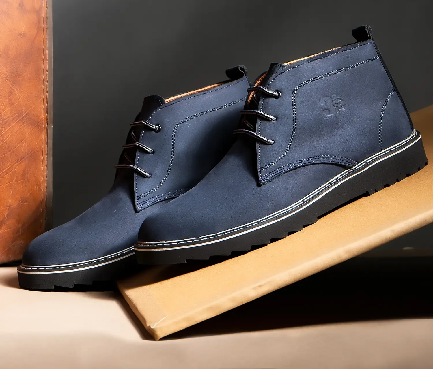 حذاء هاف بوت ميلانو شمواه طبيعي Milano Halfboot