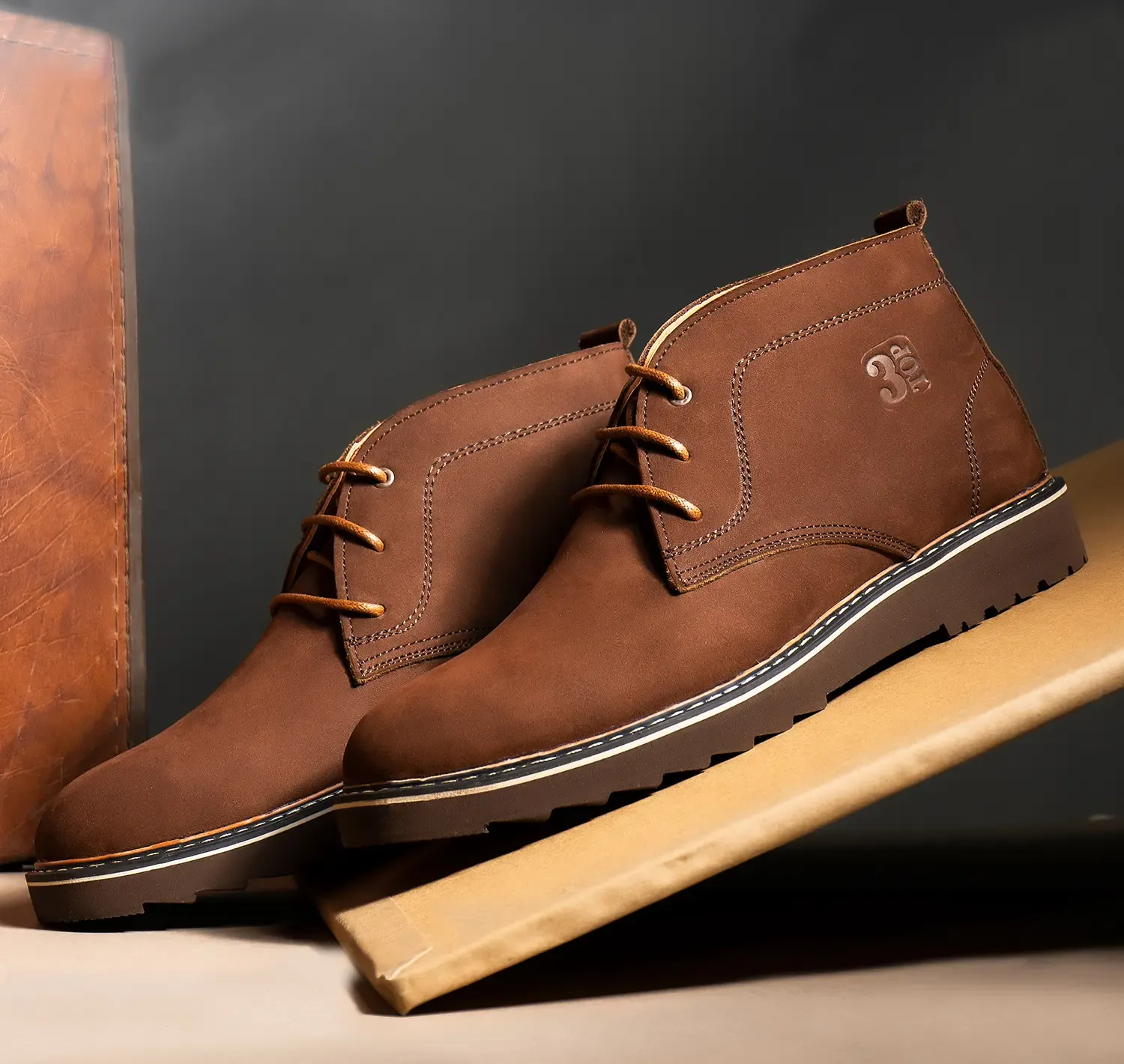 حذاء هاف بوت ميلانو شمواه طبيعي Milano Halfboot