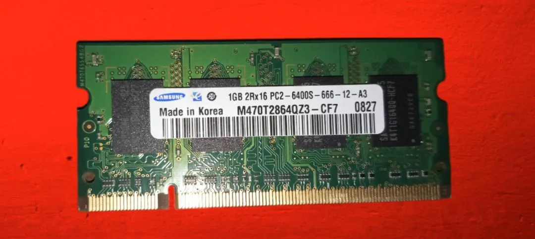Samsung 1Gb 2Rx16 PC2 Laptop RAM