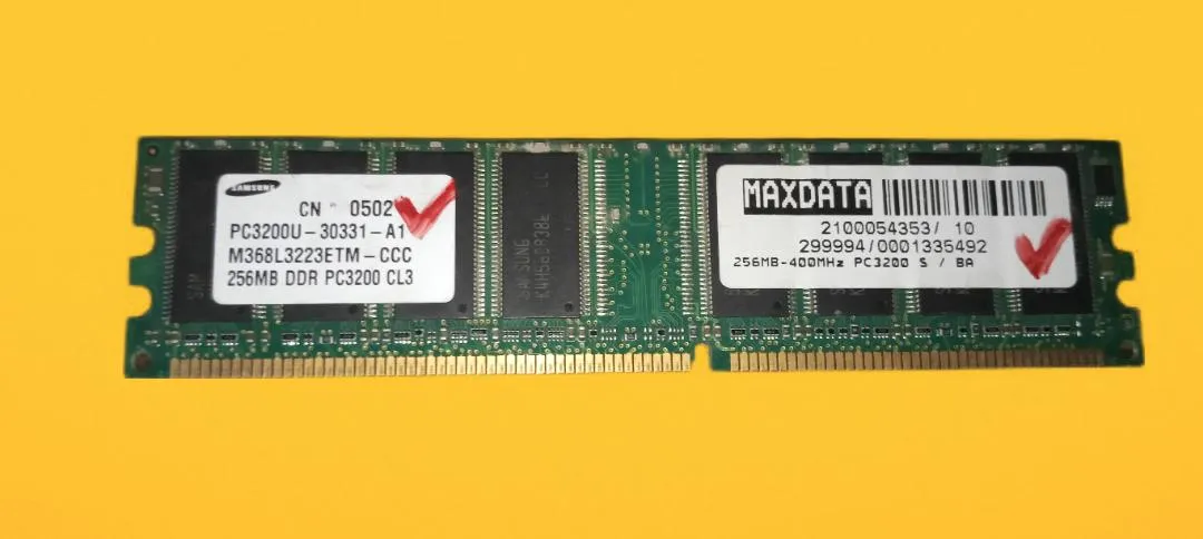 RAM DDR1 256Mb