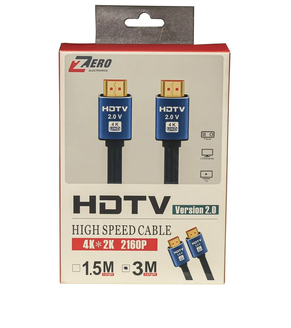 Cable HD 4K 3M box 2.0