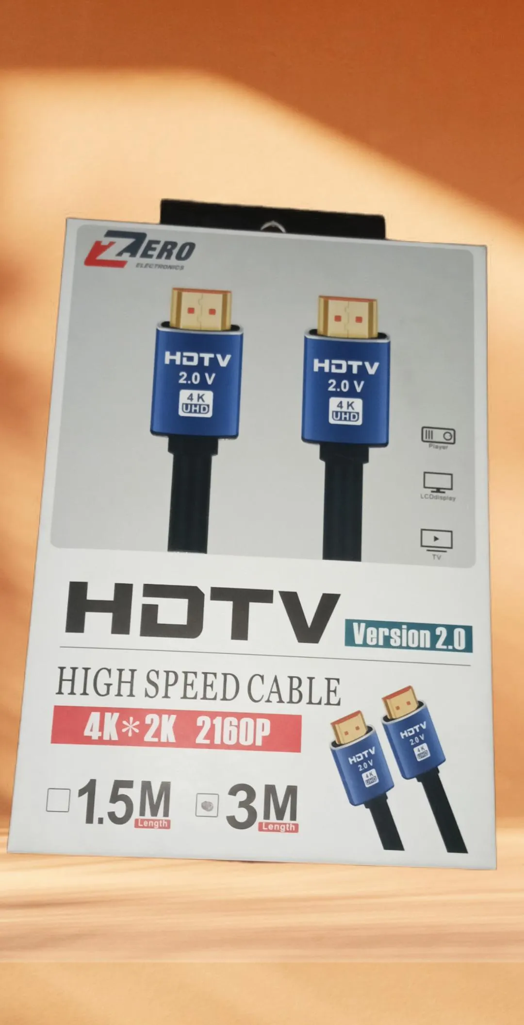 Cable HD 4K 3M box 2.0