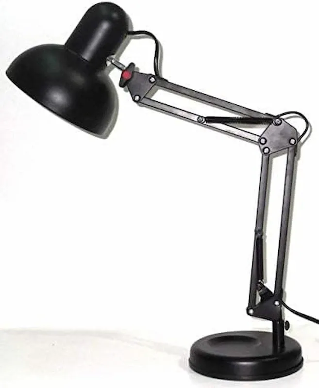 أباجورة مكتب للمذاكرة والقراءة – أسود