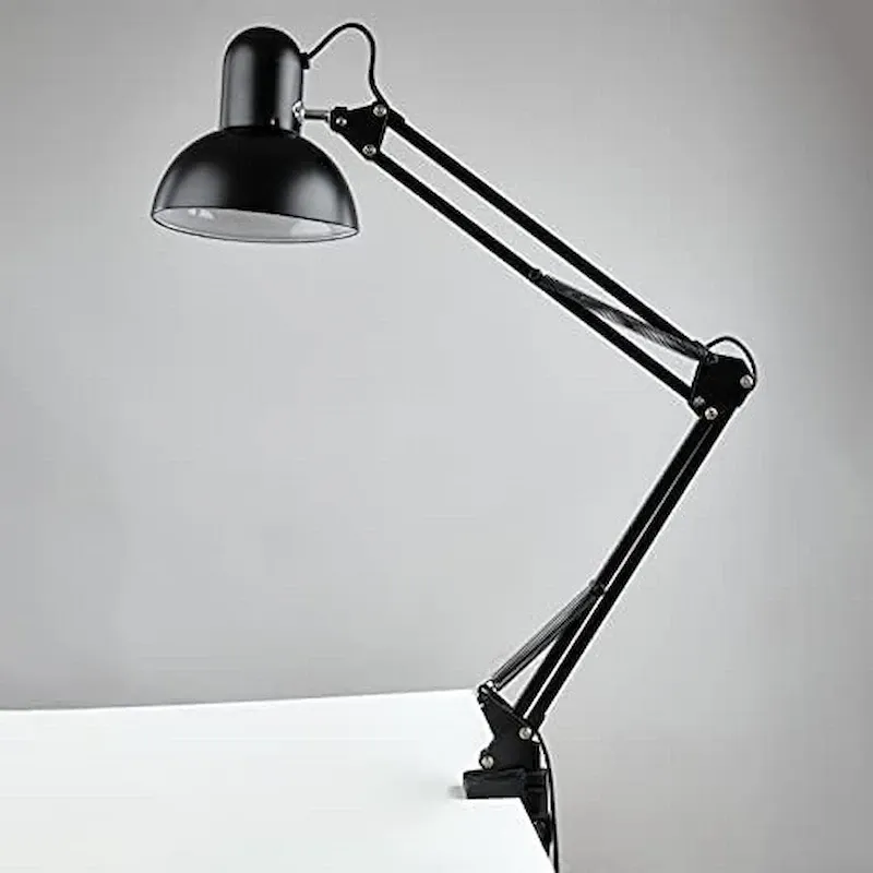 أباجورة مكتب للمذاكرة والقراءة – أسود