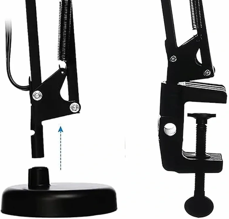 أباجورة مكتب للمذاكرة والقراءة – أسود