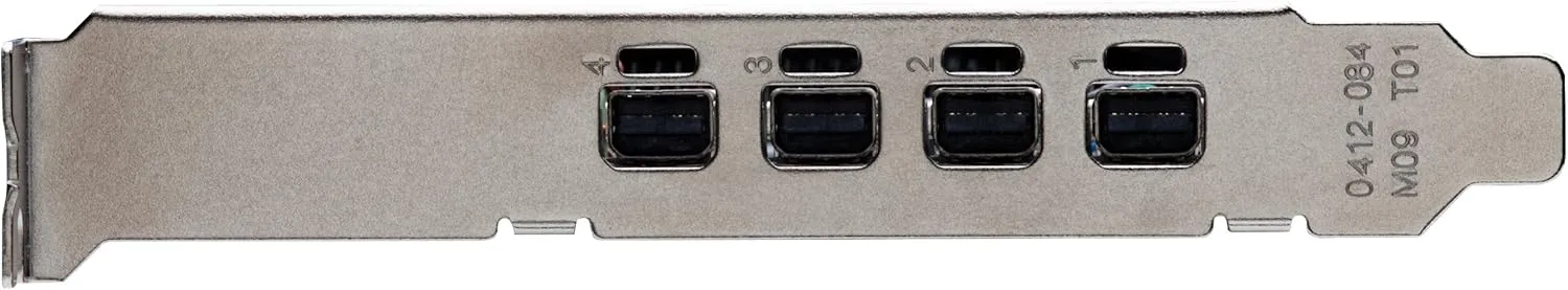 PNY بطاقة رسومات انفيديا NVS 510 منفذ عرض 2GB DDR3