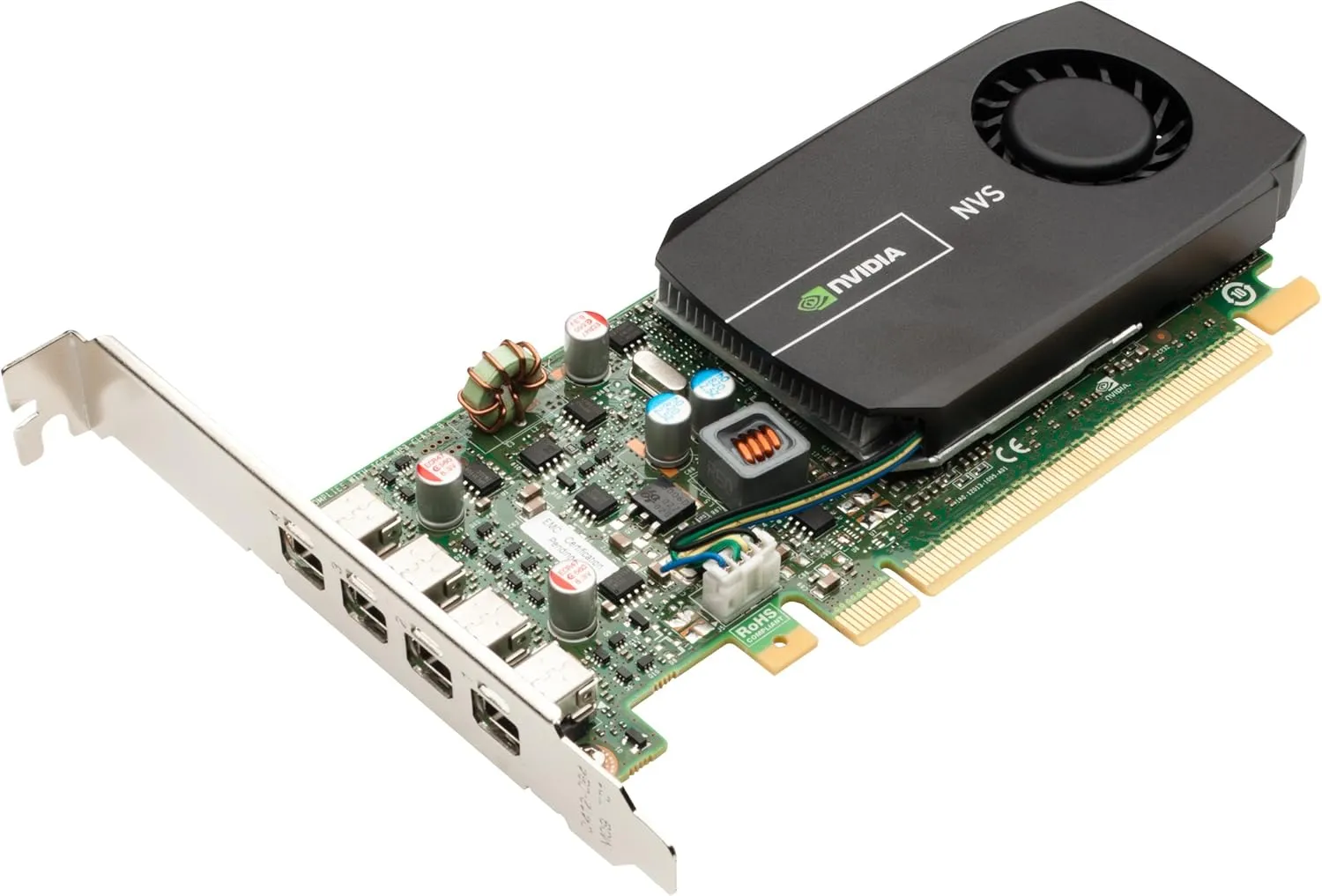 PNY بطاقة رسومات انفيديا NVS 510 منفذ عرض 2GB DDR3