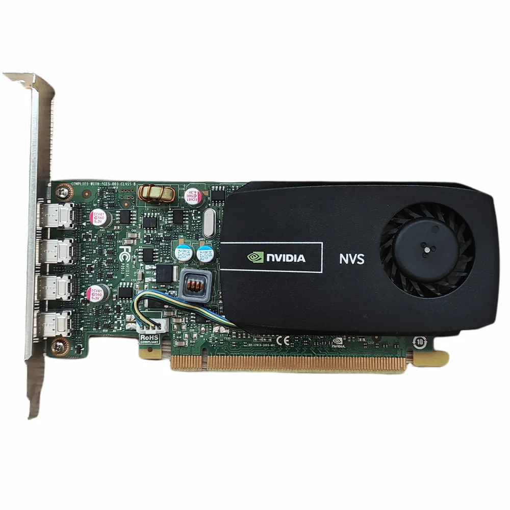 PNY بطاقة رسومات انفيديا NVS 510 منفذ عرض 2GB DDR3