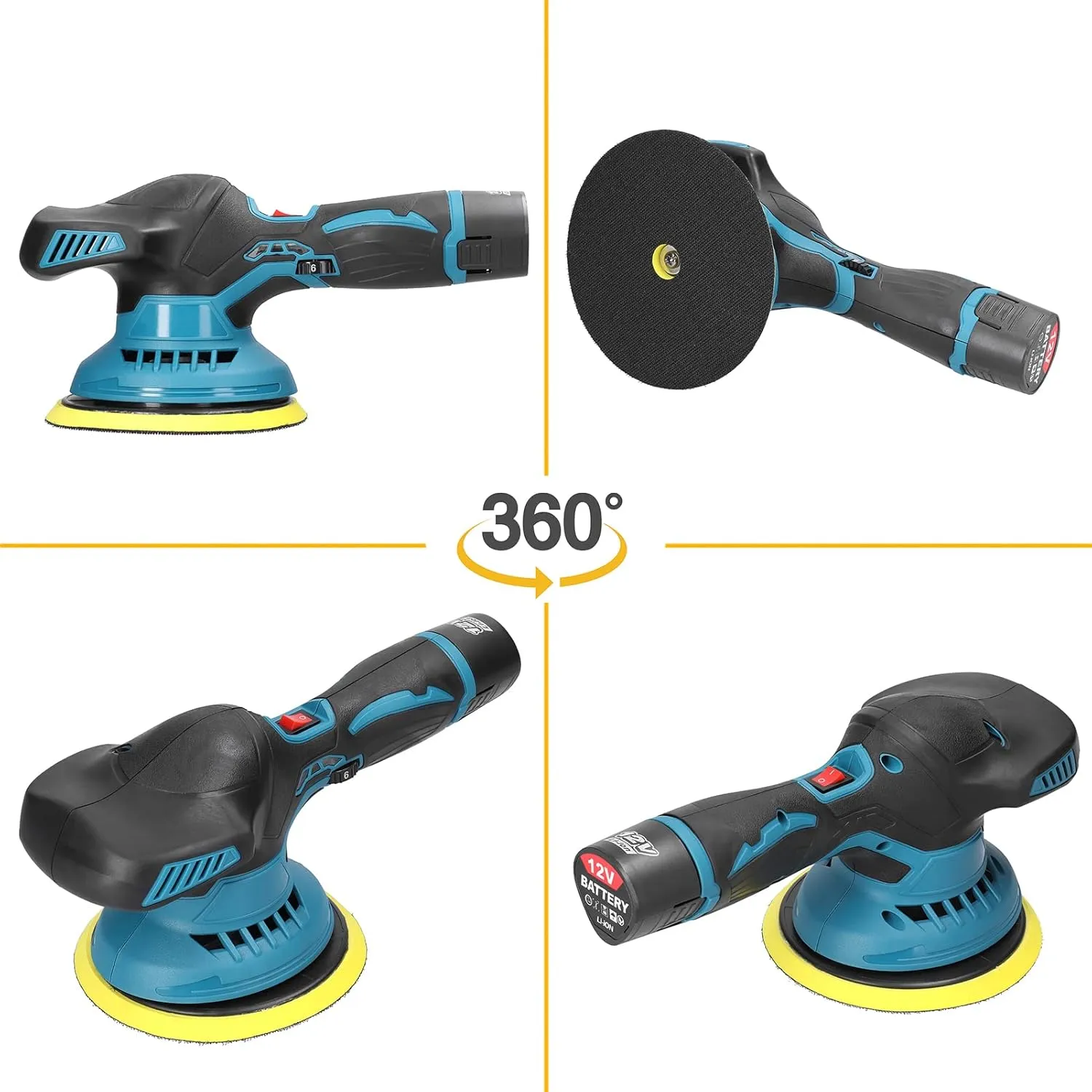 جهاز تلميع السيارات اللاسلكي