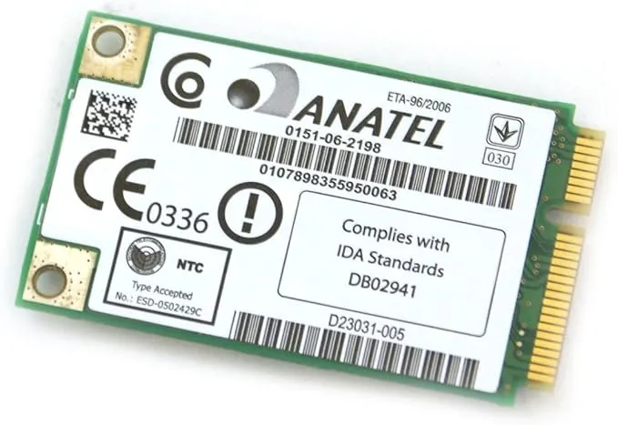 WiFi Wireless Card for Gotor Dell Intel Anatel PC193 WM3945ABG MOW2 PCI-E 54Mbps 802.11 A/b/g WiFi Wlan inalámbrico portátil Network cartón For Inspiron: 640 M, 1501, 1520, 1525, 