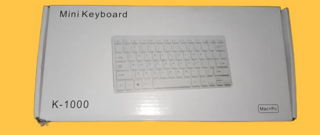 Mini Keyboard Usb K-1000 Black / White
