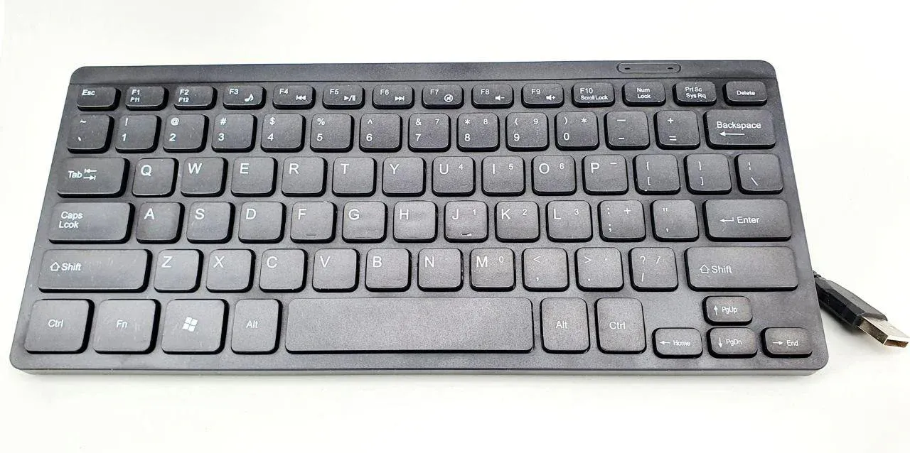 Mini Keyboard Usb K-1000 Black / White