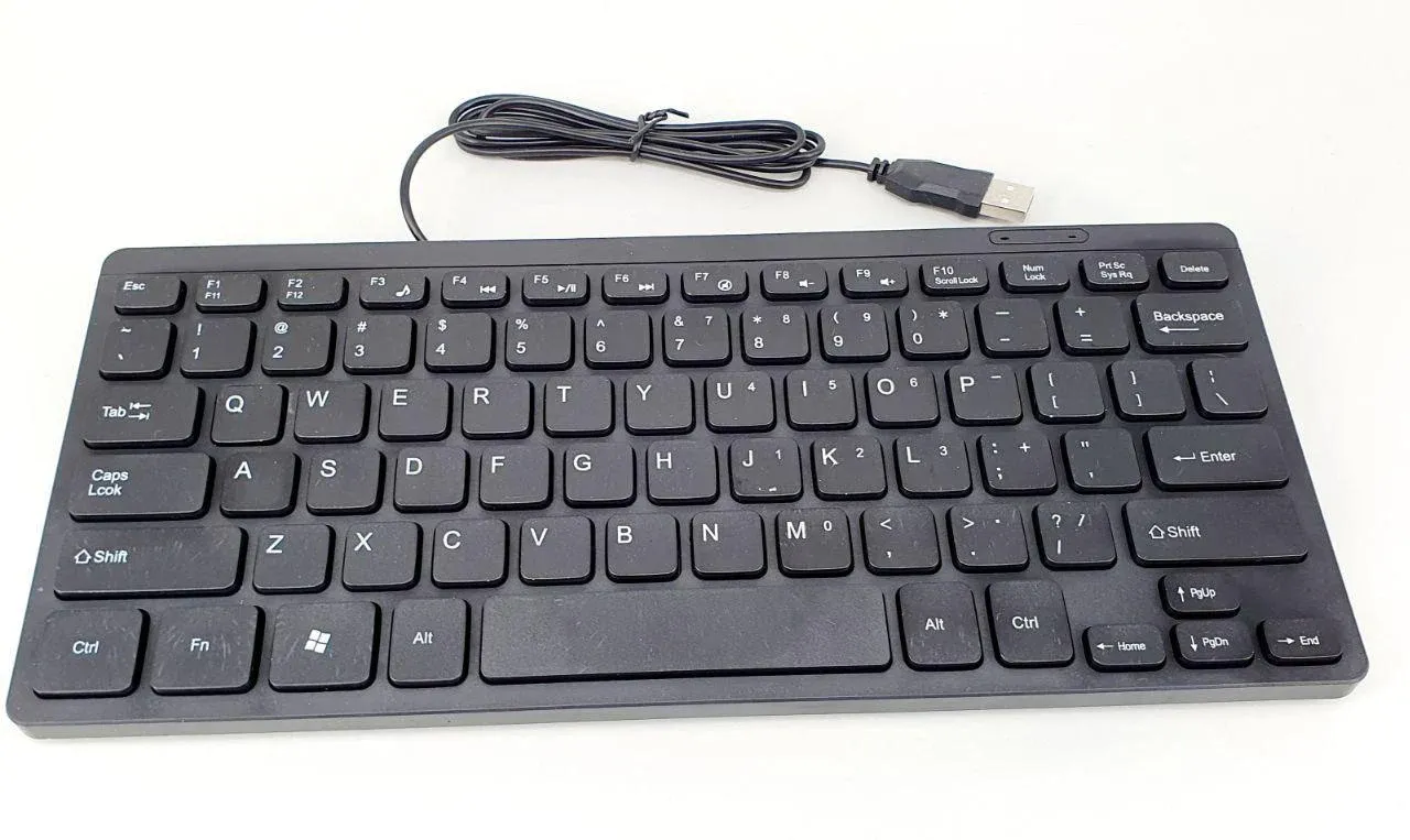 Mini Keyboard Usb K-1000 Black / White