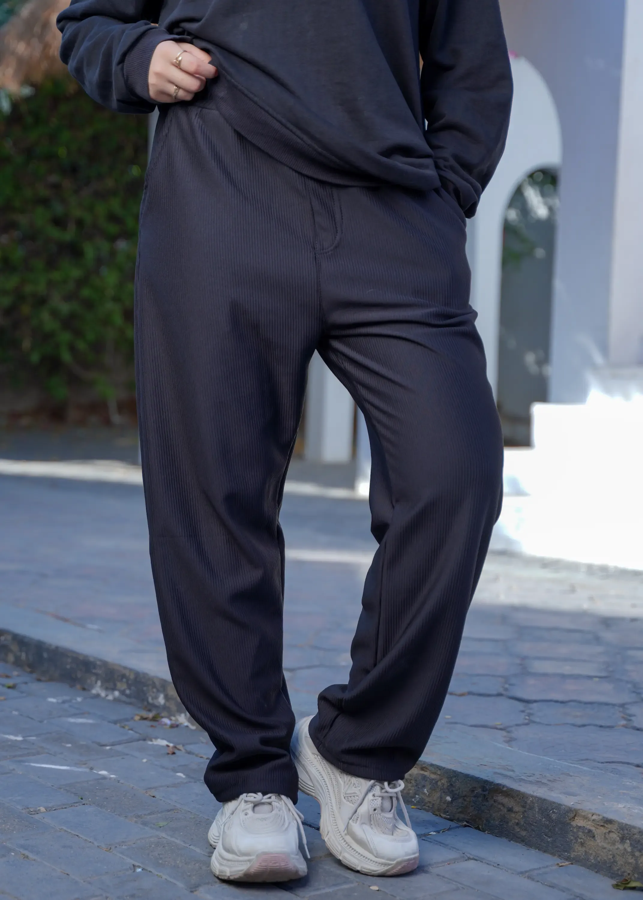 بنطلون كاردونيه حريمي كاجوال – خامة شتوية ثقيلة