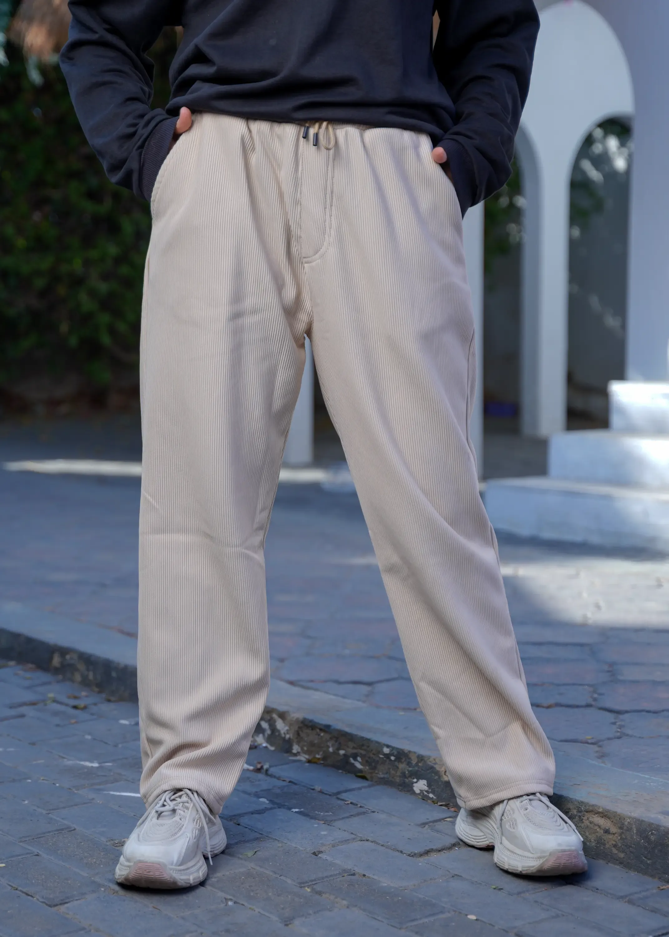 بنطلون كاردونيه حريمي كاجوال – خامة شتوية ثقيلة