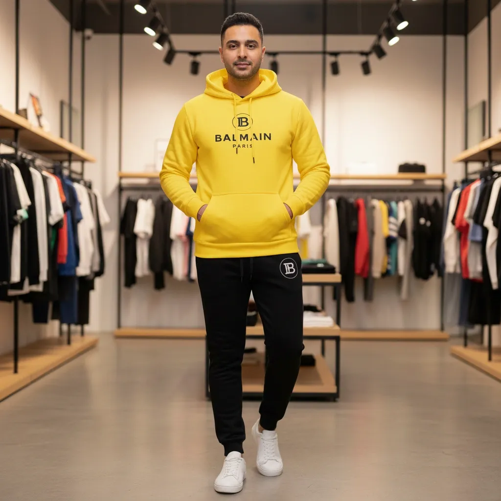 ترنج شبابي شتوي BALMAIN PARIS – ميلتون تقيل وبوبرة داخلية