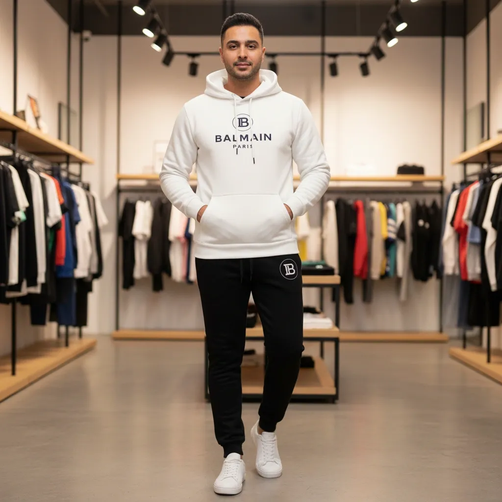 ترنج شبابي شتوي BALMAIN PARIS – ميلتون تقيل وبوبرة داخلية