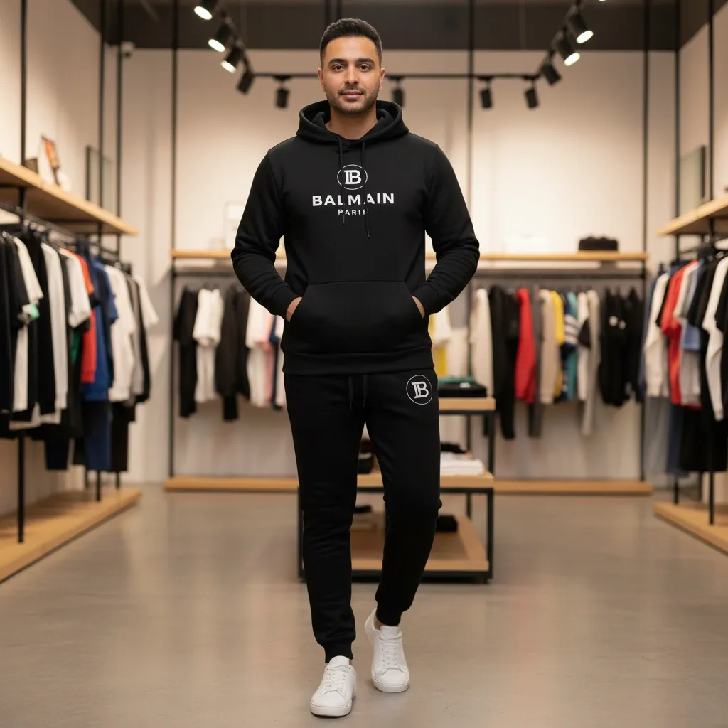 ترنج شبابي شتوي BALMAIN PARIS – ميلتون تقيل وبوبرة داخلية