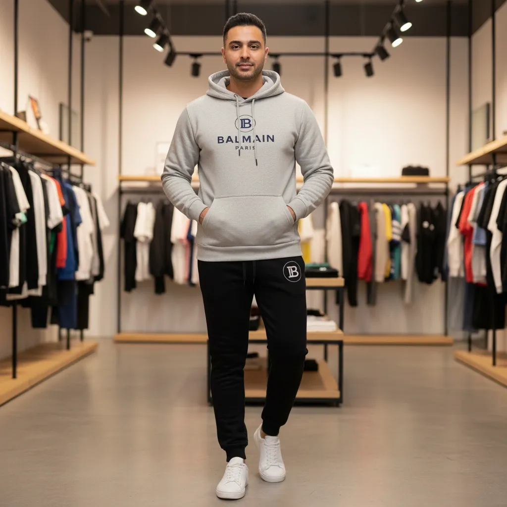 ترنج شبابي شتوي BALMAIN PARIS – ميلتون تقيل وبوبرة داخلية