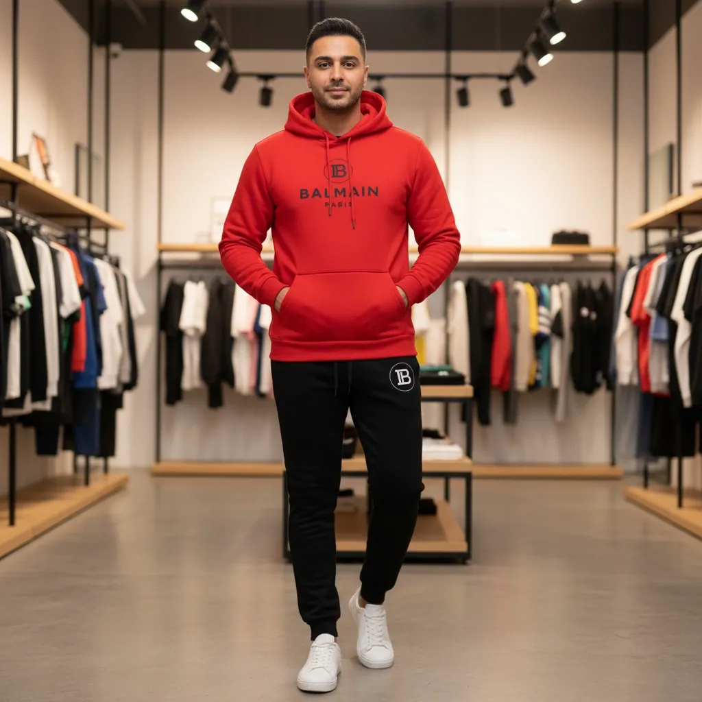 ترنج شبابي شتوي BALMAIN PARIS – ميلتون تقيل وبوبرة داخلية