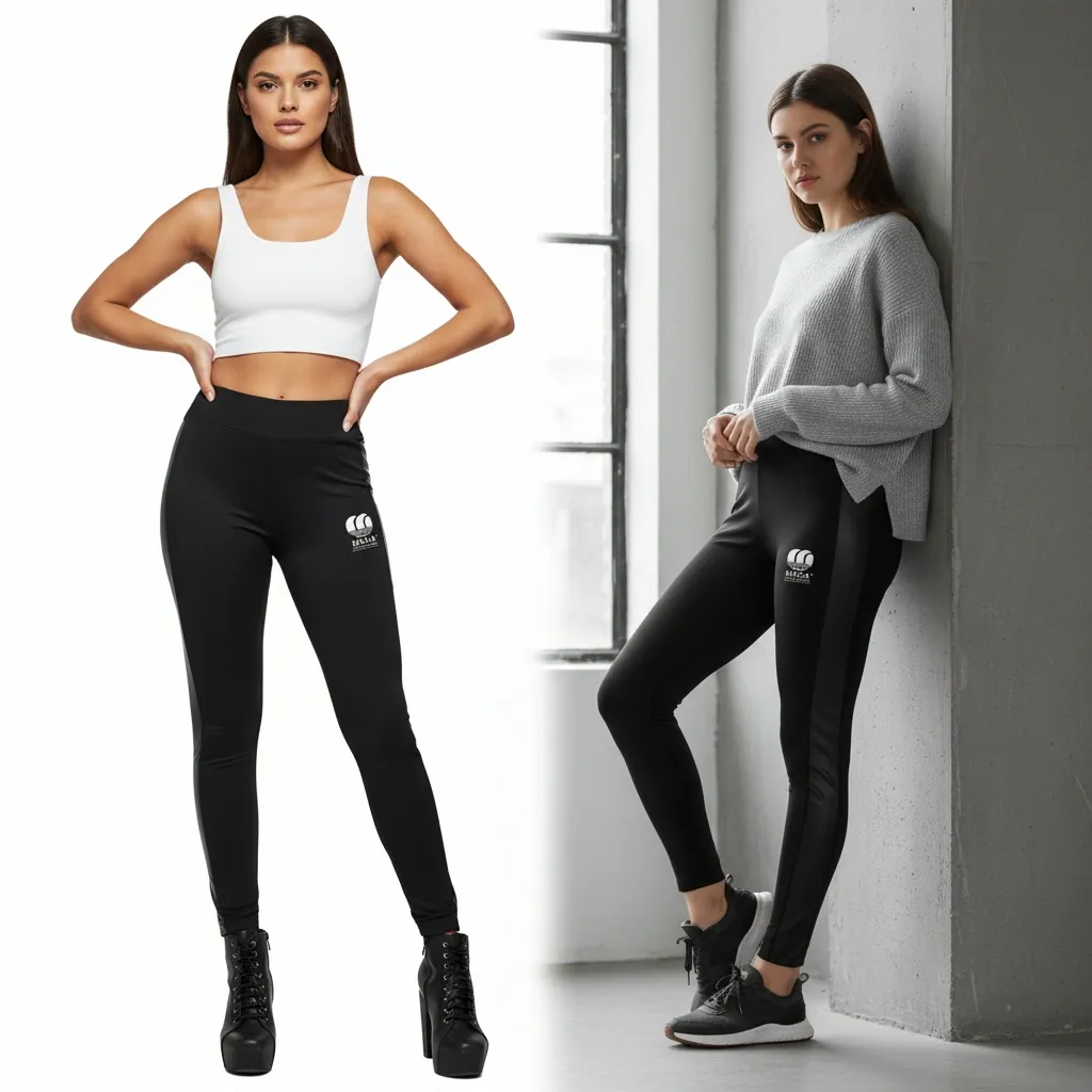 بنطلون ليجن حريمي Mega ستايل جلد لاين