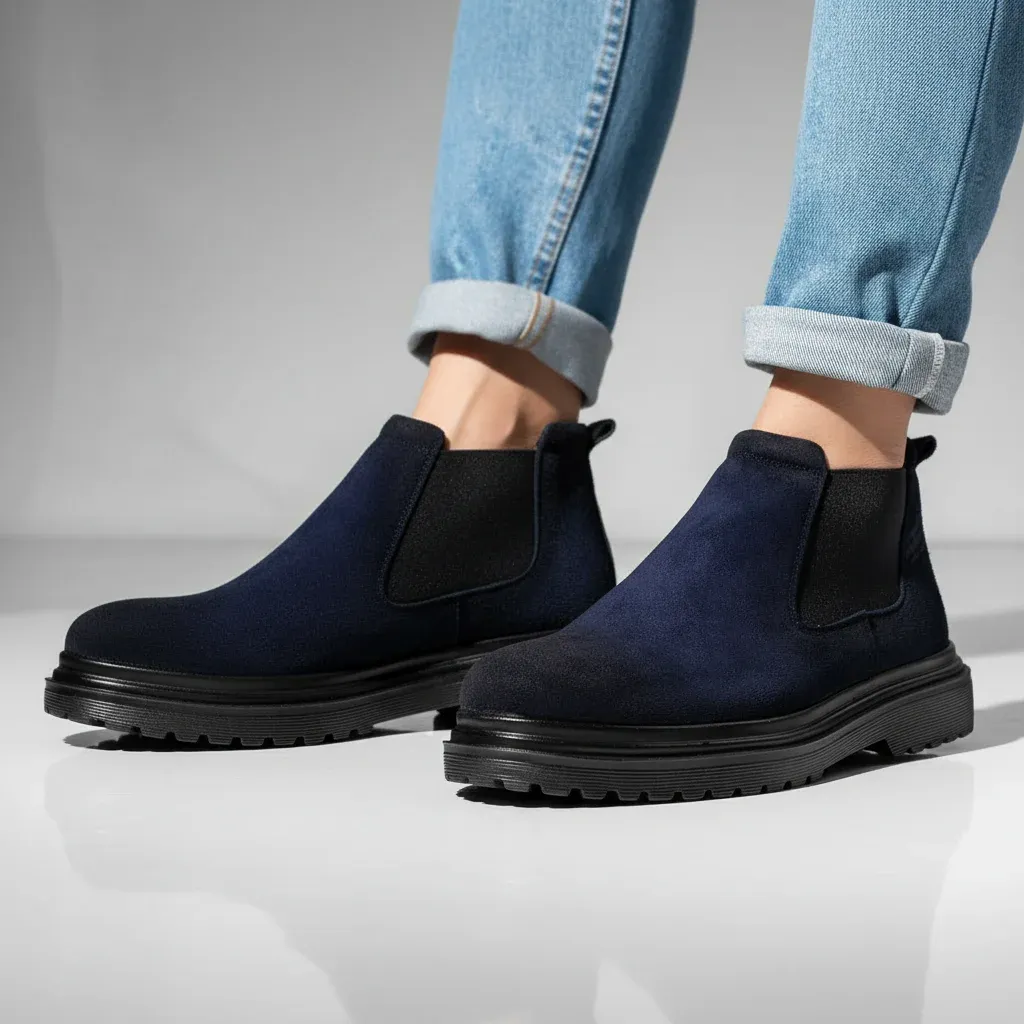 حذاء هاف بوت رجالي شمواه طبيعي - Milano Halfboot