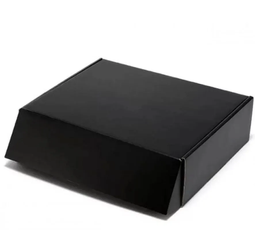 عدد 25 بوكس ملون اسود مقاس 40*30*10 دوبلكس مستورد