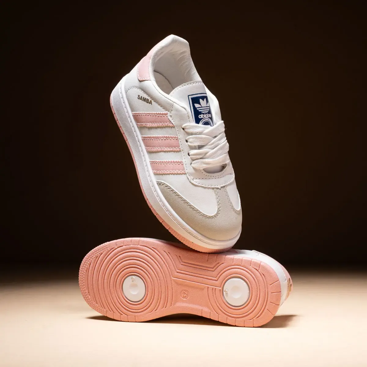 كوتشي ADIDAS SAMBA أولادي وبناتي | خفيف، مبطن