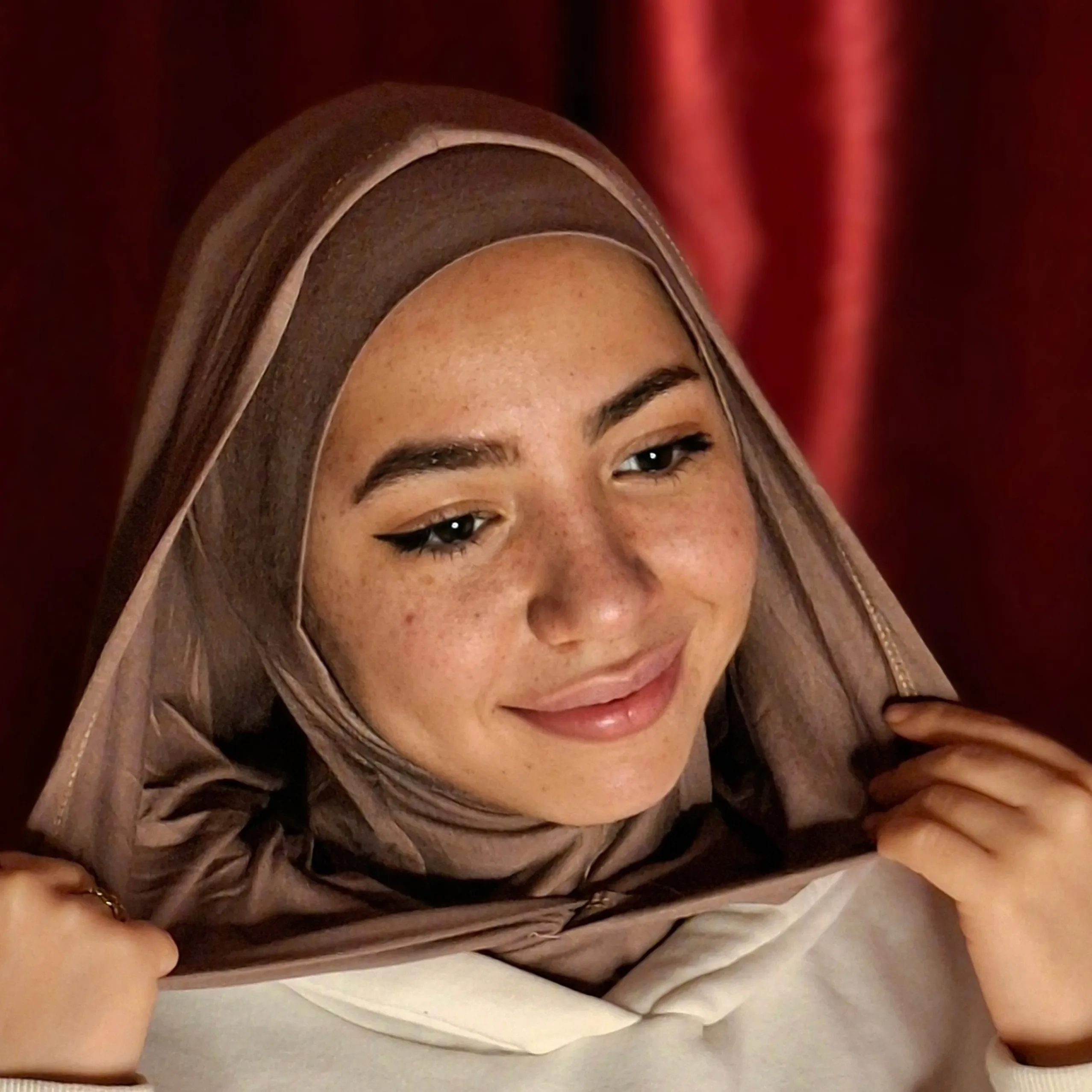 هودي حجاب - hoodie hijab ( كافيه )