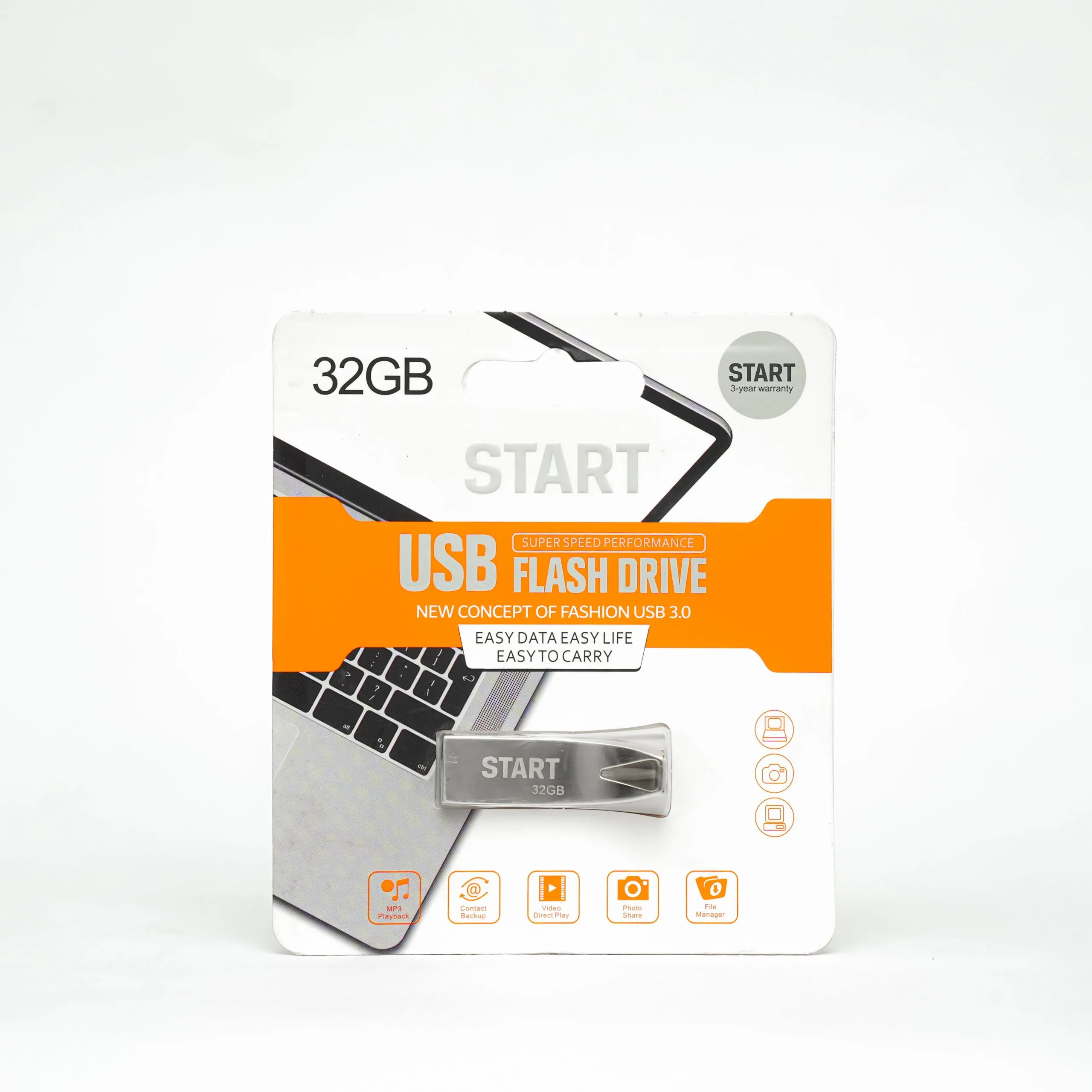  فلاشه START سعه 32GB|فضي|START FLASH MEMORY|32GB