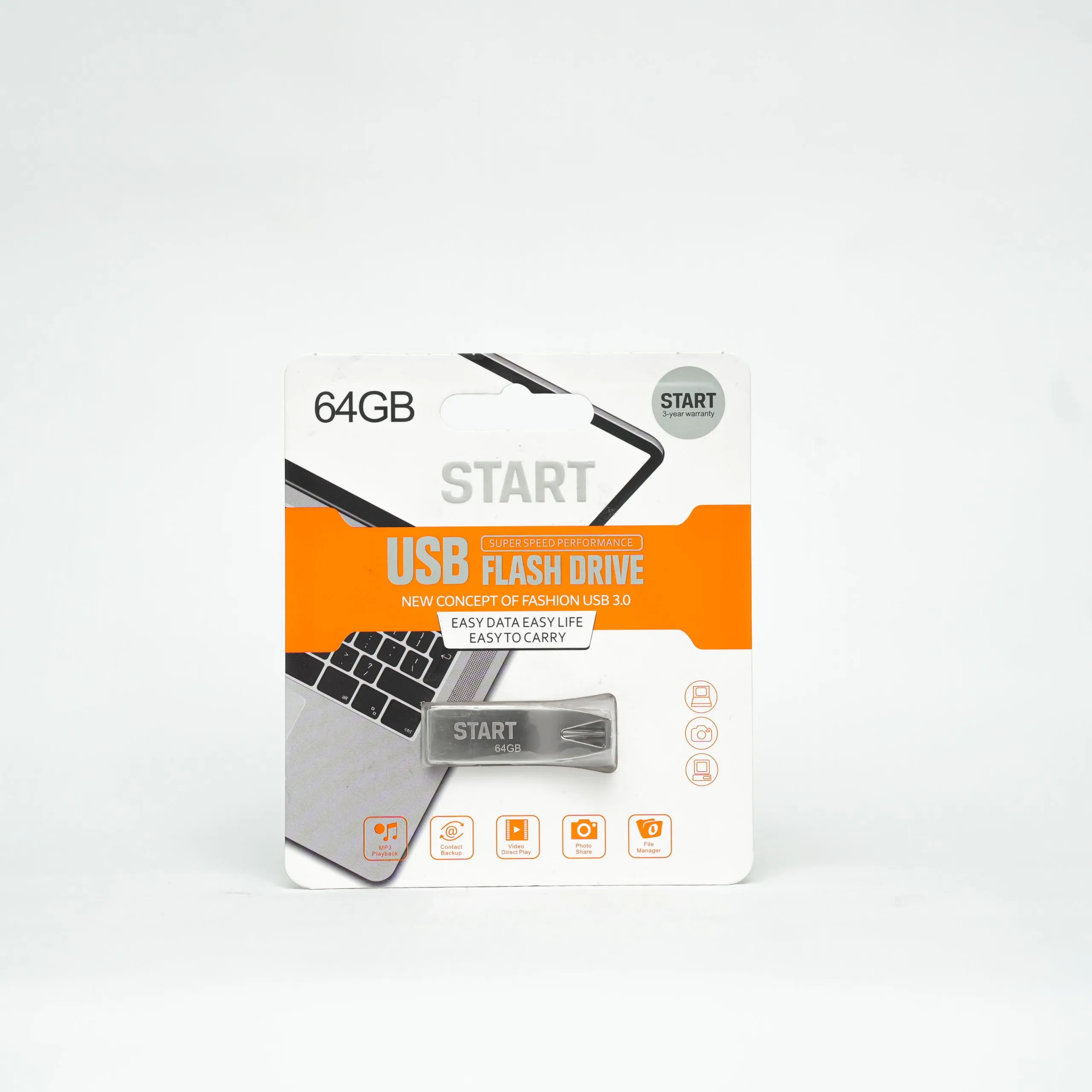  فلاشه START سعه 64GB|فضي|START FLASH MEMORY|64GB