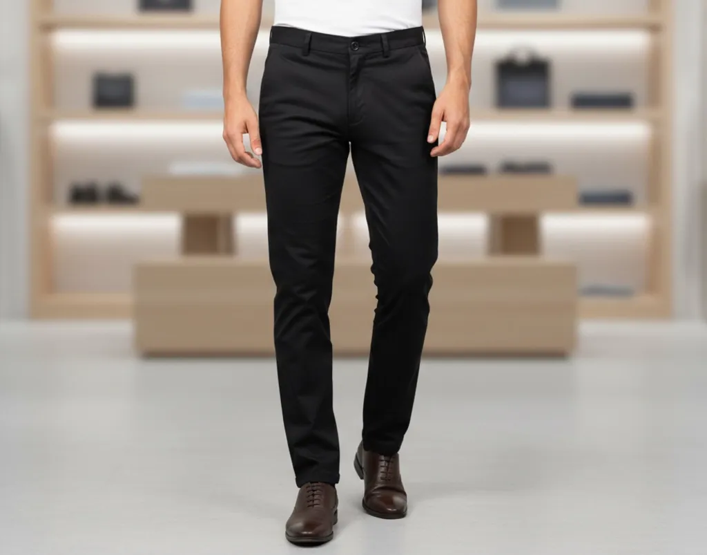 بنطلون كلاسيك رجالي Slim Fit فاخر