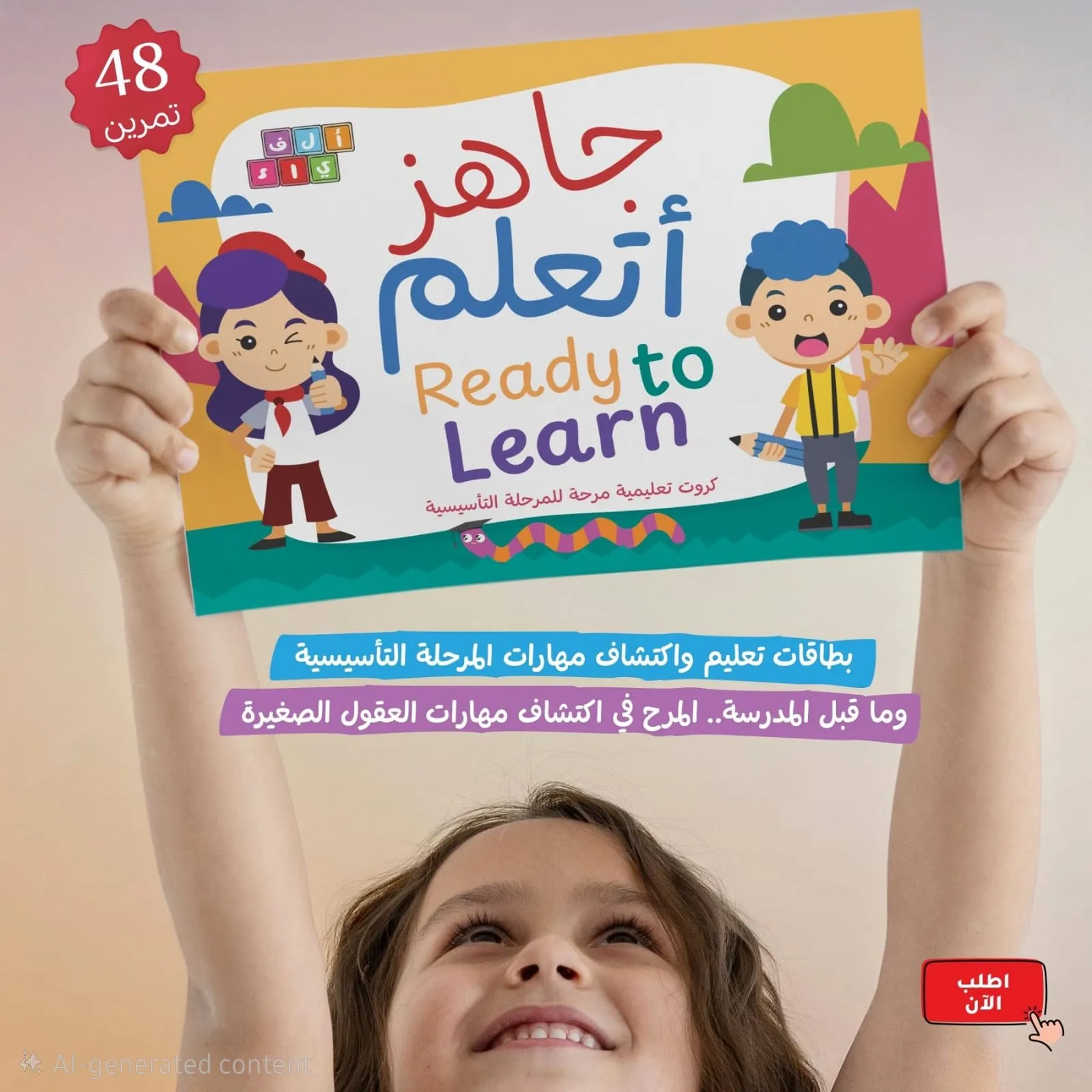 كروت ( جاهز أتعلم ) 3-5 سنوات خامة اكتب وامسح