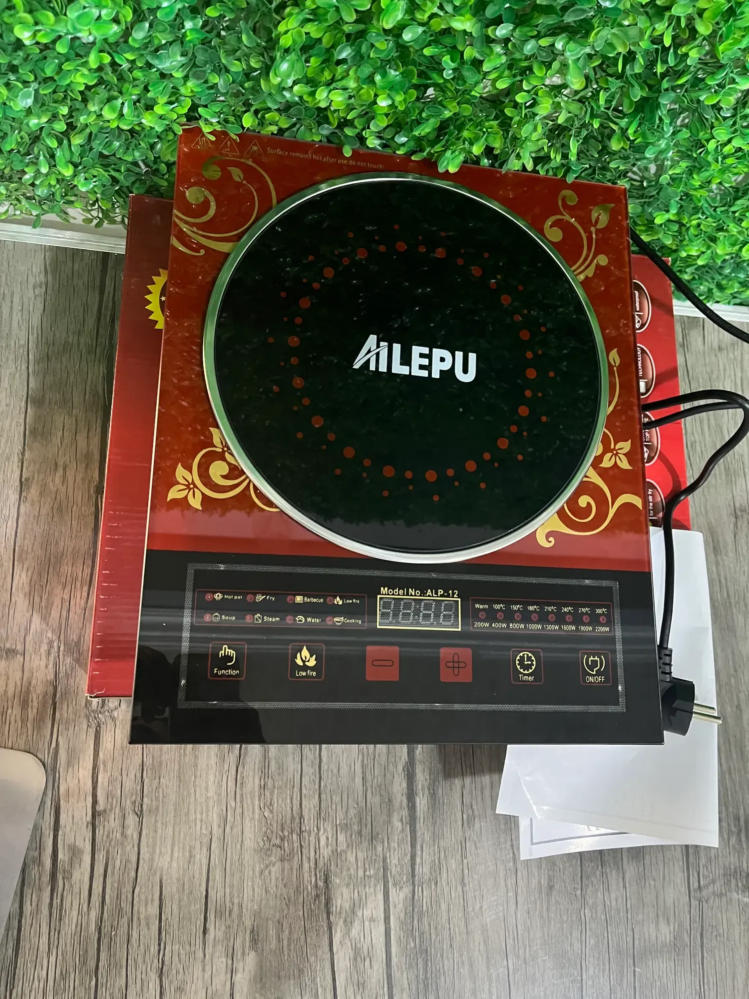 سخان ليبو تاتش AILEPU A-12 2200 وات | طباخ حث كهربائي سريع