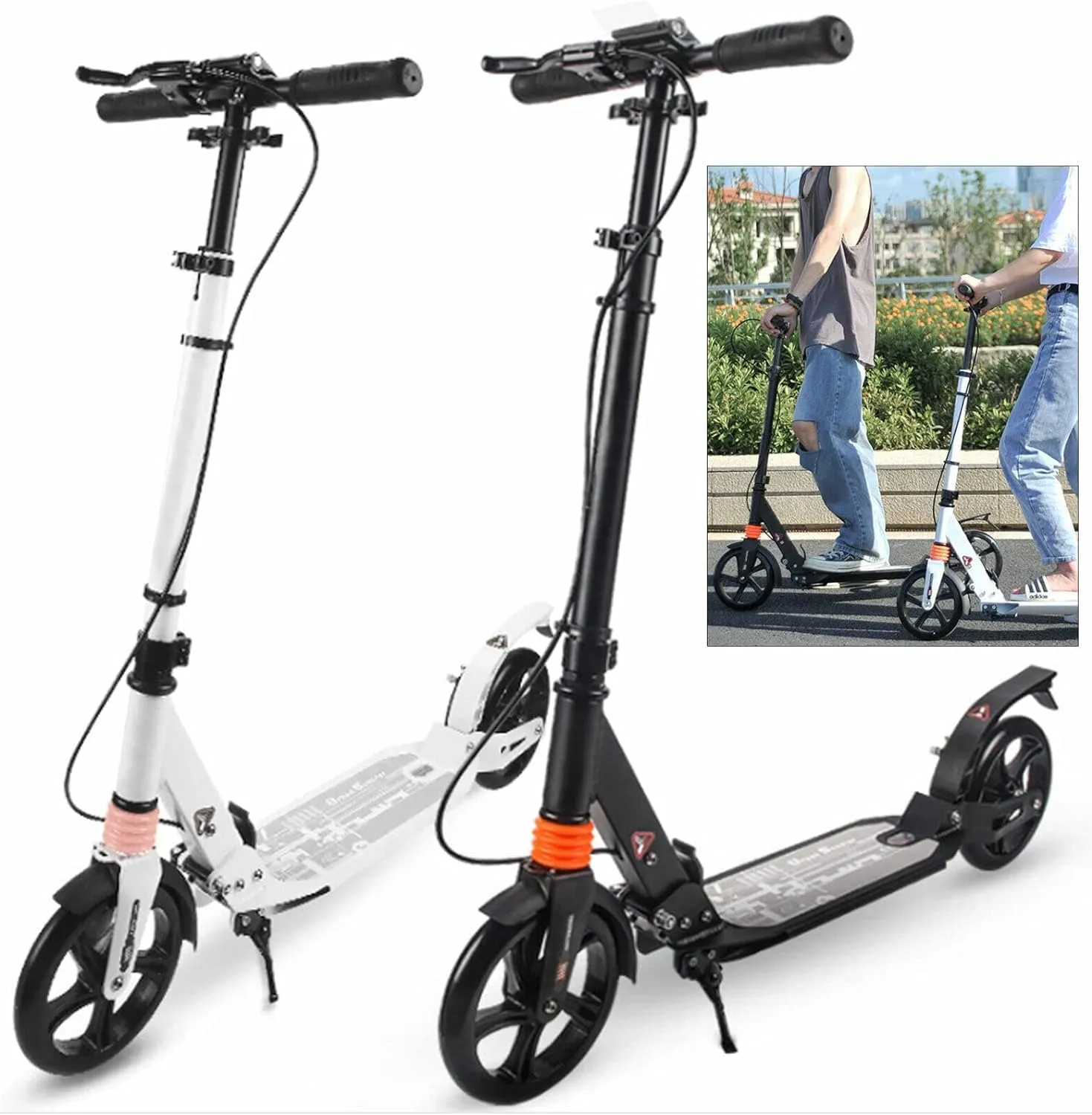 سكوتر قابل للطي – خفيف، آمن، ومناسب لكل الأعمار