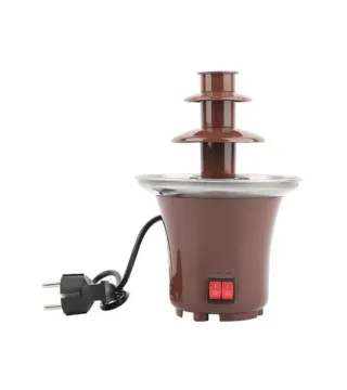 نافورة شوكولاتة منزلية من بوتكوس 3 طبقات