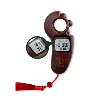 عداد تسبيح رقمي بشكل خاتم إصبع