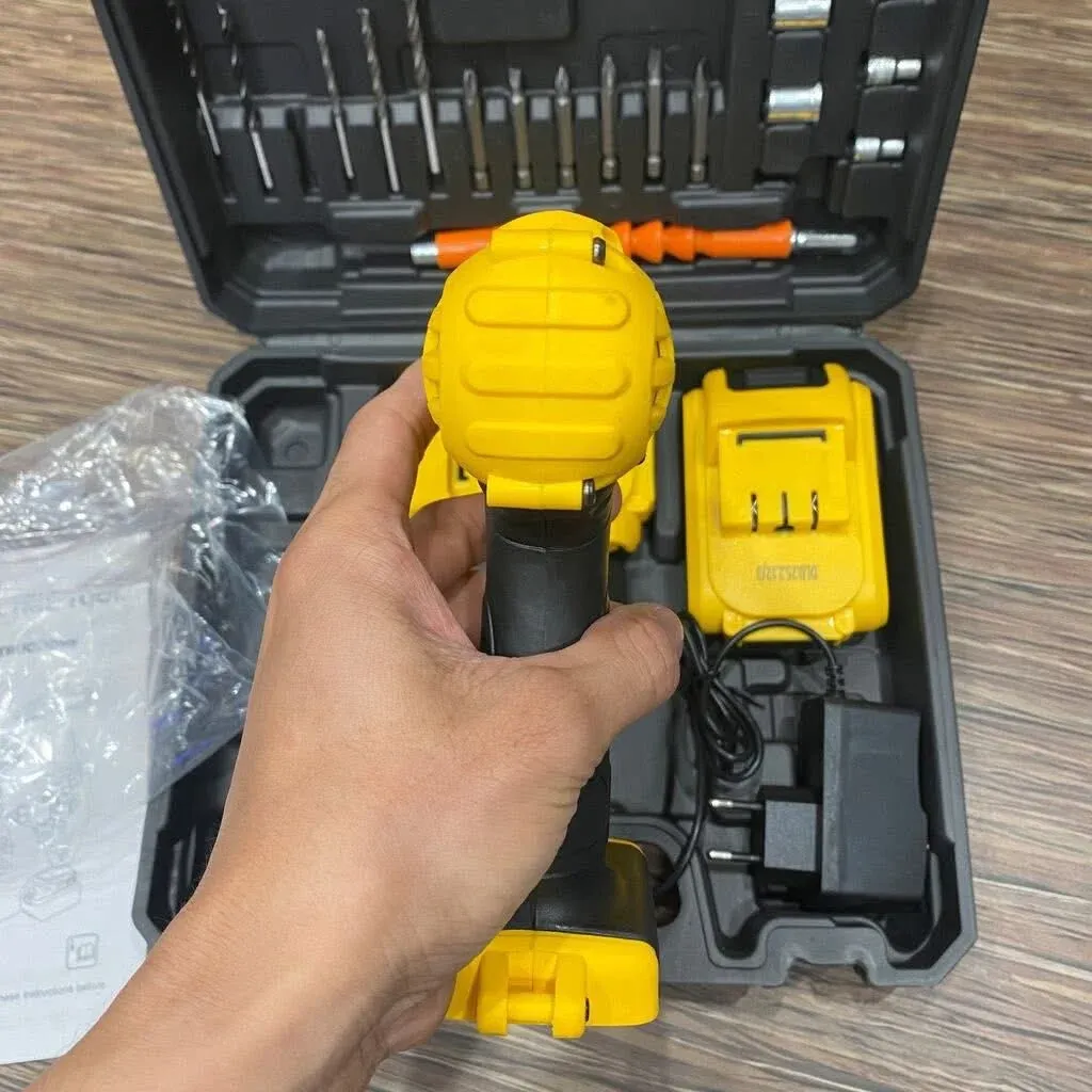 شنيور لاسلكي DUNLANDI ببطاريتين 24 فولت – 33 قطعة