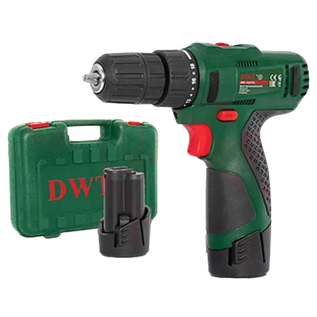 شنيور بطارية دي دبليو تي 12 فولت 10مم 1.5 أمبير DWT ABS-12E