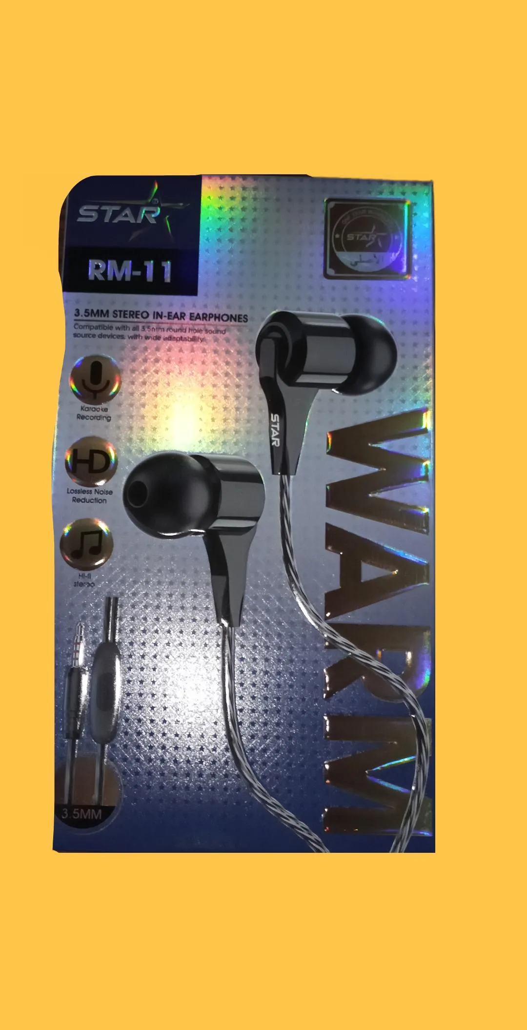 سماعات أذن سلكية من نوع Star RM-11