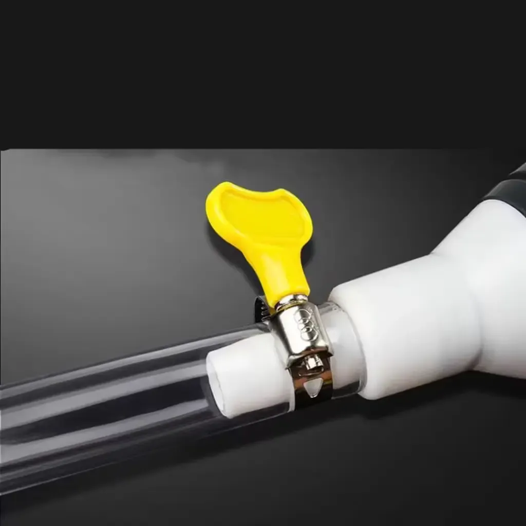 مضخة نقل السوائل والوقود اليدوية خرطوم PVC بدون كهرباء