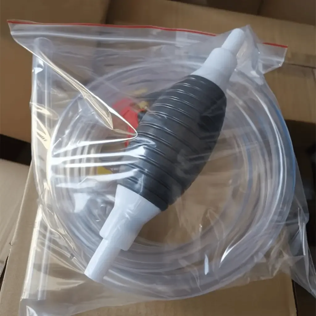 مضخة نقل السوائل والوقود اليدوية خرطوم PVC بدون كهرباء