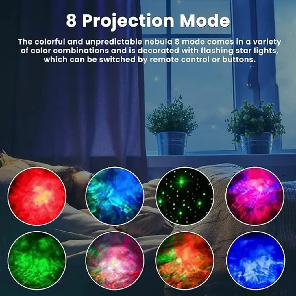 بروجيكتور رائد الفضاء Galaxy Projector إضاءة نجوم ثلاثية الأبعاد